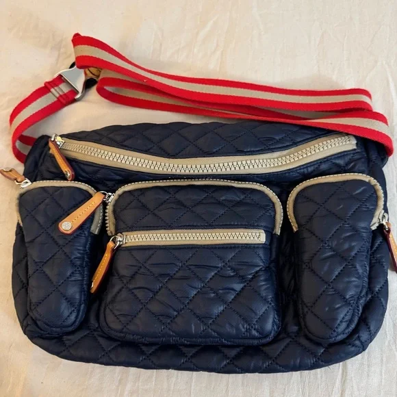 MZ Wallace x Splits59 XL Metro Sling Crossbody Bag Blue - Picture 1 of 5